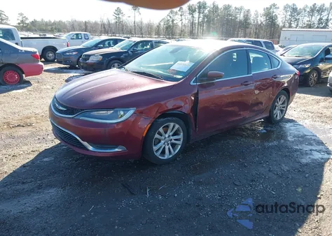 2015 Chrysler 200 Limited z USA, uszkodzony, nr VIN 1C3CCCAB0FN691021